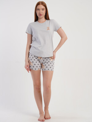 Купить Бавовняний літній комплект із шортами VIENETTA 5080230566 в Украина в Lingerie.ua - Одяг для дому та відпочинку, Фото 6