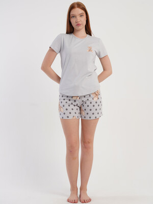 Купить Бавовняний літній комплект із шортами VIENETTA 5080230566 в Украина в Lingerie.ua - Одяг для дому та відпочинку, Фото 7