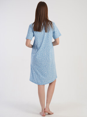 Купить Хлопковая домашняя туника с коротким рукавом VIENETTA 5100240111 в Украина в Lingerie.ua - Одяг для дому та відпочинку, Фото 4