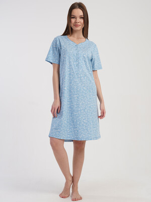 Купить Хлопковая домашняя туника с коротким рукавом VIENETTA 5100240111 в Украина в Lingerie.ua - Одяг для дому та відпочинку, Фото 7