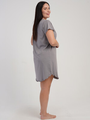 Купить Хлопковая домашняя туника большого размера VIENETTA 5120020000 в Украина в Lingerie.ua - Одяг для дому та відпочинку, Фото 10