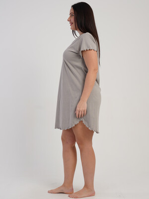 Купить Хлопковая домашняя туника большого размера VIENETTA 5120020000 в Украина в Lingerie.ua - Одяг для дому та відпочинку, Фото 9