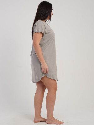 Купить Хлопковая домашняя туника большого размера VIENETTA 5120020000 в Украина в Lingerie.ua - Одяг для дому та відпочинку, Фото 7