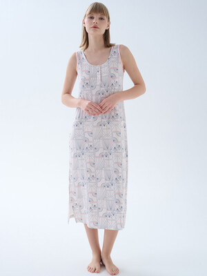 Купить Длинная ночная сорочка без рукавов HAYS 70157 в Украина в Lingerie.ua - Одяг для дому та відпочинку, Фото 12