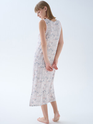 Купить Длинная ночная сорочка без рукавов HAYS 70157 в Украина в Lingerie.ua - Одяг для дому та відпочинку, Фото 6