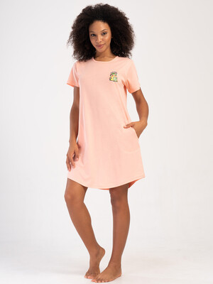 Купить Хлопковая туника с коротким рукавом VIENETTA 4070740000 в Украина в Lingerie.ua - Одяг для дому та відпочинку, Фото 4