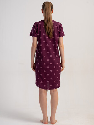 Купить Хлопковая туника с коротким рукавом VIENETTA 6010297345 в Украина в Lingerie.ua - Одяг для дому та відпочинку, Фото 5