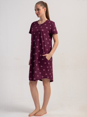 Купить Хлопковая туника с коротким рукавом VIENETTA 6010297345 в Украина в Lingerie.ua - Одяг для дому та відпочинку, Фото 6