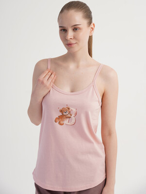 Купить Хлопковая летняя пижама (майка + шорты) VIENETTA 6011530000 в Украина в Lingerie.ua - Одяг для дому та відпочинку, Фото 2