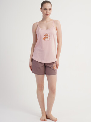 Купить Хлопковая летняя пижама (майка + шорты) VIENETTA 6011530000 в Украина в Lingerie.ua - Одяг для дому та відпочинку, Фото 5