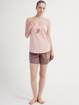Купить Хлопковая летняя пижама (майка + шорты) VIENETTA 6011530000 в Украина в Lingerie.ua - Одяг для дому та відпочинку, Фото 7
