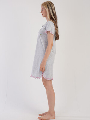 Купить Хлопковая туника с коротким рукавом VIENETTA 3051010000 в Украина в Lingerie.ua - Одяг для дому та відпочинку, Фото 3