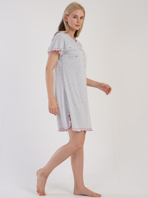 Купить Хлопковая туника с коротким рукавом VIENETTA 3051010000 в Украина в Lingerie.ua - Одяг для дому та відпочинку, Фото 6