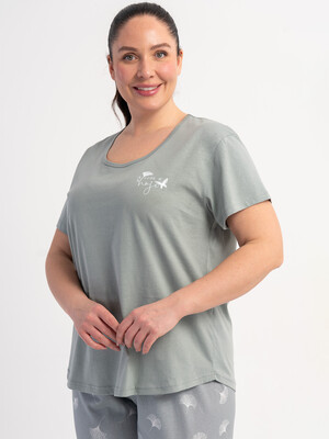 Купить Хлопковый домашний комплект с брюками VIENETTA 4050760643 в Украина в Lingerie.ua - Одяг для дому та відпочинку, Фото 7