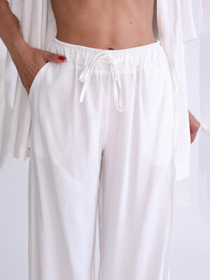 Купить Льняные брюки широкие LINGERIE 170893-2 в Украина в Lingerie.ua - Одяг для дому та відпочинку, Фото 3