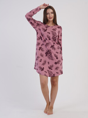 Купить Хлопковая туника с длинным рукавом VIENETTA 6060131077 в Украина в Lingerie.ua - Одяг для дому та відпочинку, Фото 5