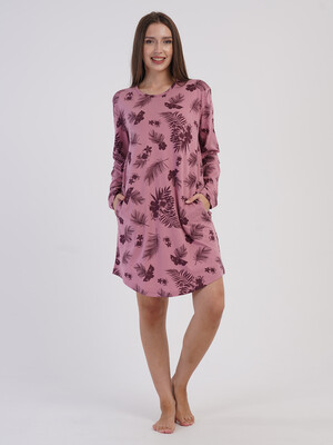 Купить Хлопковая туника с длинным рукавом VIENETTA 6060131077 в Украина в Lingerie.ua - Одяг для дому та відпочинку, Фото 6