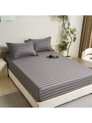 Купить Простынь на резинке  Saten Stripe MALLORY 21180 160*200 в Украина в Lingerie.ua - Одяг для дому та відпочинку, Фото 28