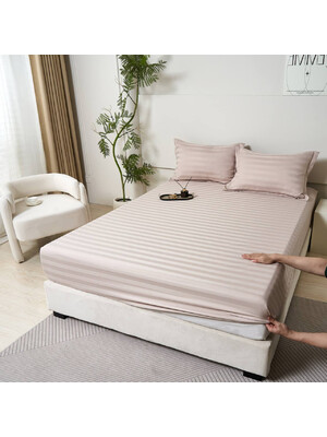 Купить Простынь на резинке  Saten Stripe MALLORY 21180 160*200 в Украина в Lingerie.ua - Одяг для дому та відпочинку, Фото 14