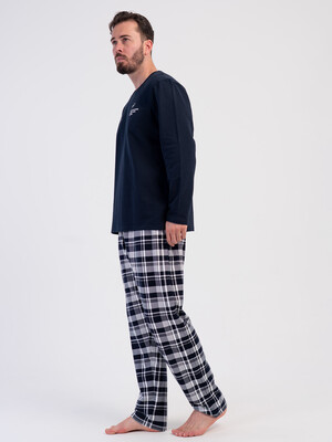 Купить Байковый домашний костюм (лонгслив + брюки) VIENETTA MAN 6060011006 в Украина в Lingerie.ua - Одяг для дому та відпочинку, Фото 6