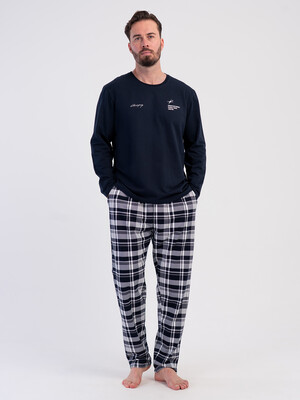 Купить Байковый домашний костюм (лонгслив + брюки) VIENETTA MAN 6060011006 в Украина в Lingerie.ua - Одяг для дому та відпочинку, Фото 8