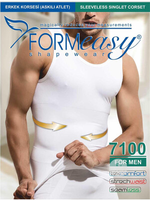 Купить Майка чоловіча GIANTY 7100 (корегуюча) в Украина в Lingerie.ua - Одяг для дому та відпочинку, Фото 2