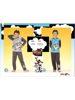 Пижама для мальчиков детская LOONEY TUNES 3718