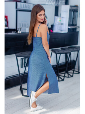 Купить Хлопковый сарафан летний на тонких бретельках LINGERIE 170358 в Украина в Lingerie.ua - Одяг для дому та відпочинку, Фото 16