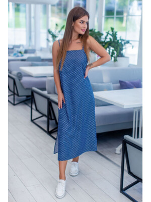 Купить Хлопковый сарафан летний на тонких бретельках LINGERIE 170358 в Украина в Lingerie.ua - Одяг для дому та відпочинку, Фото 15