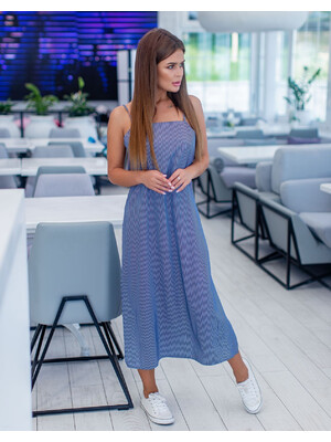 Купить Хлопковый сарафан летний на тонких бретельках LINGERIE 170358 в Украина в Lingerie.ua - Одяг для дому та відпочинку, Фото 13