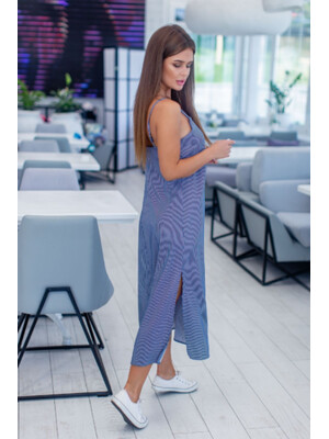 Купить Хлопковый сарафан летний на тонких бретельках LINGERIE 170358 в Украина в Lingerie.ua - Одяг для дому та відпочинку, Фото 9