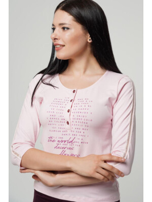 Купить Хлопковый домашний комплект с брюками IREMISS 1019 в Украина в Lingerie.ua - Одяг для дому та відпочинку, Фото 2