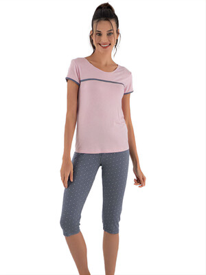 Купить Домашний комплект из вискозы с коротким рукавом ANGEL'S SECRET 20189 в Украина