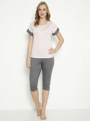 Купить Комплект из вискозы большого размера ANGEL`S SECRET 30212 в Украина в Lingerie.ua - Одяг для дому та відпочинку, Фото 6