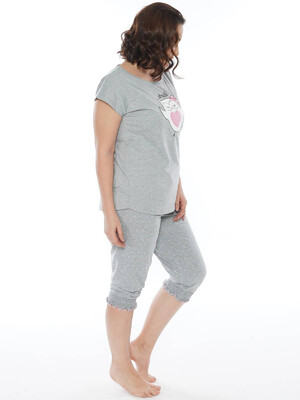 Купить Трикотажный  комплект с бриджами VIENETTA 0120100624 в Украина в Lingerie.ua - Одяг для дому та відпочинку, Фото 3