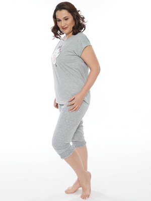 Купить Трикотажный  комплект с бриджами VIENETTA 0120100624 в Украина в Lingerie.ua - Одяг для дому та відпочинку, Фото 5