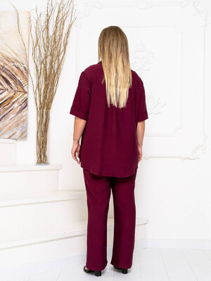 Купить Льняные брюки большого размера LINGERIE 170559-2  в Украина в Lingerie.ua - Одяг для дому та відпочинку, Фото 10