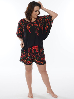 Купить Комплект женский из футболки и шорт VIENETTA 0110490357 в Украина в Lingerie.ua - Одяг для дому та відпочинку, Фото 2