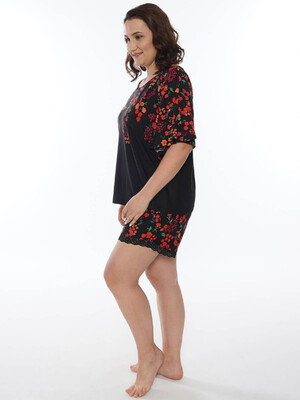 Купить Комплект женский из футболки и шорт VIENETTA 0110490357 в Украина в Lingerie.ua - Одяг для дому та відпочинку, Фото 3