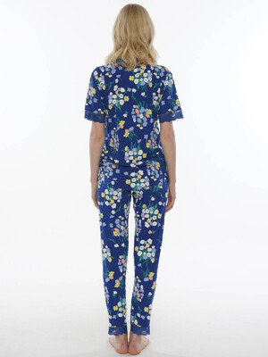 Купить Женская классическая пижама с коротким рукавом VIENETTA 0110090427 в Украина в Lingerie.ua - Одяг для дому та відпочинку, Фото 3