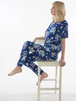 Купить Женская классическая пижама с коротким рукавом VIENETTA 0110090427 в Украина в Lingerie.ua - Одяг для дому та відпочинку, Фото 7