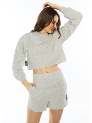 Купить Комплект женский из укороченного свитшота  и шорт VIENETTA 2015600000 в Украина