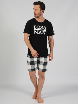 Купить Комплект мужской GAZZAZ 1011661722 футболка  брюки  шорты в Украина в Lingerie.ua - Одяг для дому та відпочинку, Фото 2