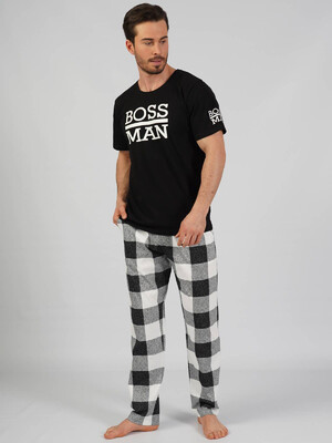 Купить Комплект мужской GAZZAZ 1011661722 футболка  брюки  шорты в Украина в Lingerie.ua - Одяг для дому та відпочинку, Фото 3