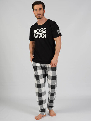 Купить Комплект мужской GAZZAZ 1011661722 футболка  брюки  шорты в Украина в Lingerie.ua - Одяг для дому та відпочинку, Фото 6