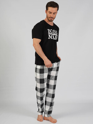 Купить Комплект мужской GAZZAZ 1011661722 футболка  брюки  шорты в Украина в Lingerie.ua - Одяг для дому та відпочинку, Фото 8