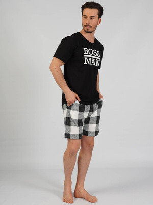 Купить Комплект мужской GAZZAZ 1011661722 футболка  брюки  шорты в Украина в Lingerie.ua - Одяг для дому та відпочинку, Фото 9