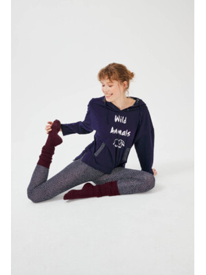 Купить Хлопковый домашний костюм с капюшоном HAYS 45033-B71 в Украина в Lingerie.ua - Одяг для дому та відпочинку, Фото 4