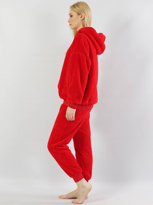 Купить Теплий домашній костюм жіночий з капюшоном VIENETTA 1030950000 в Украина в Lingerie.ua - Одяг для дому та відпочинку, Фото 4