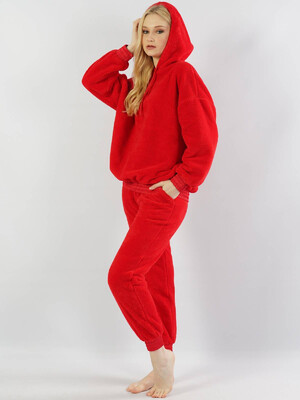 Купить Теплий домашній костюм жіночий з капюшоном VIENETTA 1030950000 в Украина в Lingerie.ua - Одяг для дому та відпочинку, Фото 5